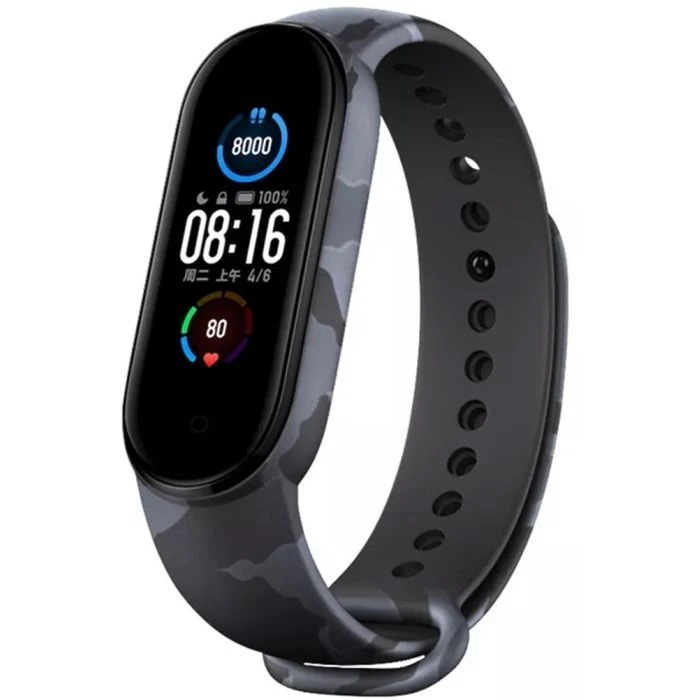 Ремінь для фітнес-браслета Armorstandart для Xiaomi Mi Band 7/6/5 New Style Khaki Grey (ARM80990) (UA)