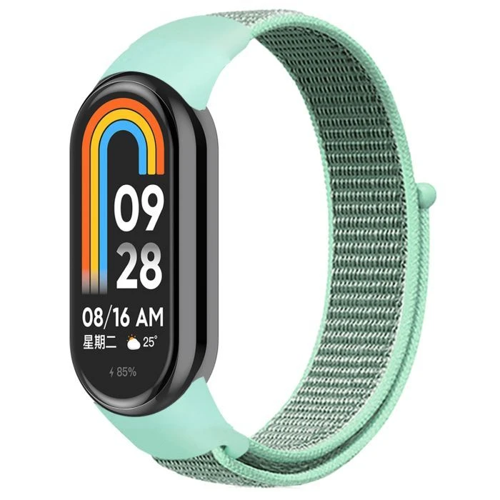 Ремінець для фітнес браслета Armorstandart для Xiaomi Smart Band 10/9/8 Mint/Grey (ARM86899) (UA)