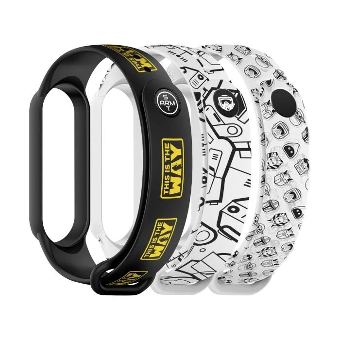 Ремінець для фітнес-браслета Armorstandart комплект 3шт Xiaomi Mi Band 7/6/5 Dark Yo (ARM77065) (UA)