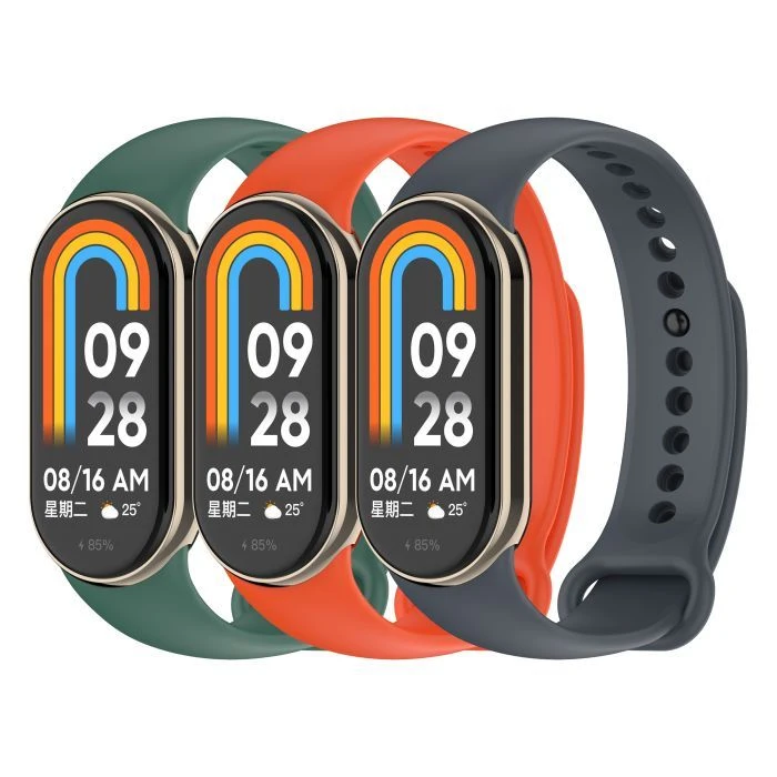 Ремінець для фітнес-браслета Armorstandart комплект 3шт Xiaomi Smart Band 10/9/8 Basic (ARM75072) (UA)
