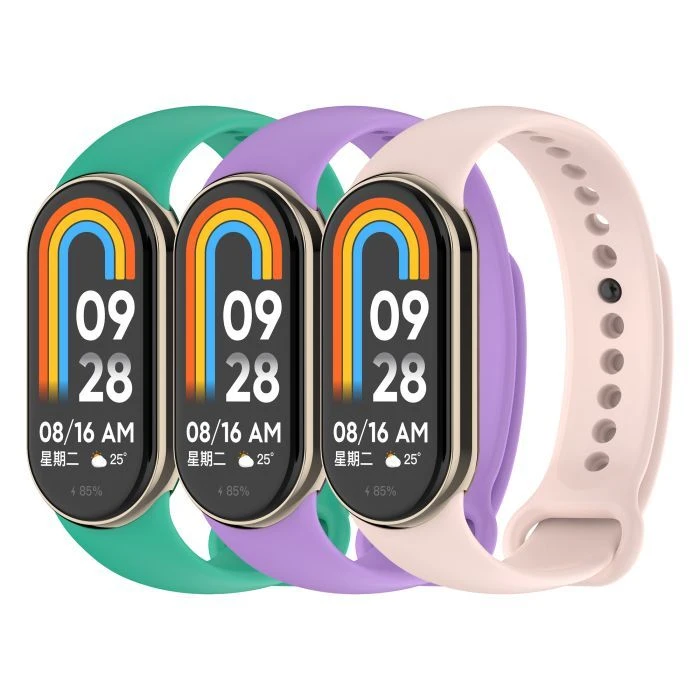 Ремінець для фітнес браслета Armorstandart комплект 3шт Xiaomi Smart Band 10/9/8 Spring (ARM75720) (UA)