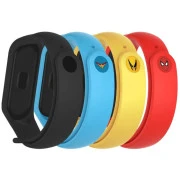 Ремінець для фітнес-браслета Armorstandart комплект 4шт Xiaomi Mi Band 4/3 Superhero Edition (ARM77062) (UA)