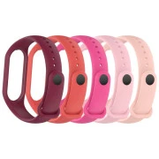 Ремінець для фітнес-браслета Armorstandart комплект 5шт Xiaomi Mi Band 7/6/5 New Style Pink Punch (ARM75066) (UA)