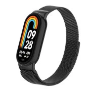Ремешок для фитнес браслета Armorstandart Milanese Magnetic для Xiaomi Smart Band 10/9/8 Black (ARM86890) (UA)