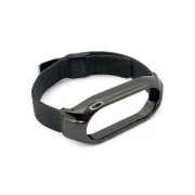 Ремінець для фітнес браслета BeCover Metal для Xiaomi Mi Smart Band 9 Black (711978) (UA)