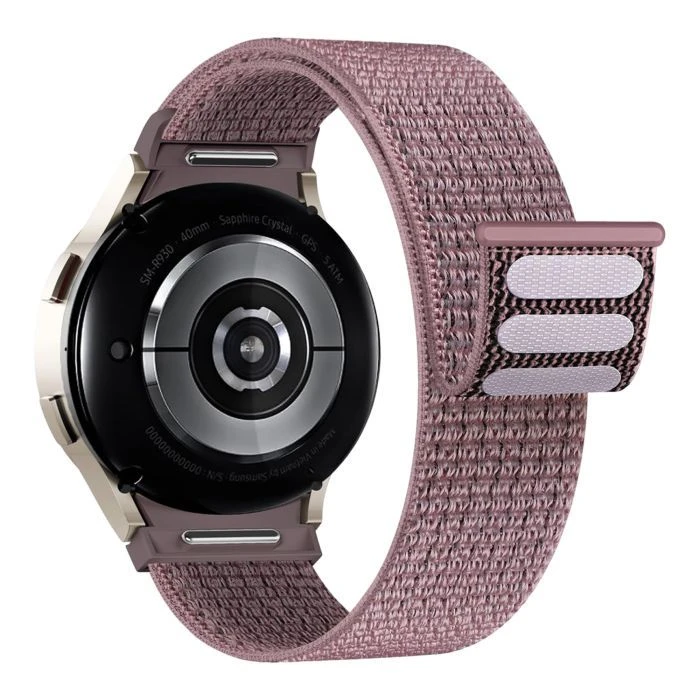Ремешок для смарт-часов Armorstandart Nylon Band для Samsung Galaxy Watch 7 / FE / 6 / 6 Classic / 5 / 5 Pro / 4 / 4 Classic Dusty Ros (ARM86849) (UA)