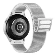 Ремешок для смарт-часов Armorstandart Nylon Band для Samsung Galaxy Watch 7 / FE / 6 / 6 Classic / 5 / 5 Pro / 4 / 4 Classic White (ARM86852) (UA)