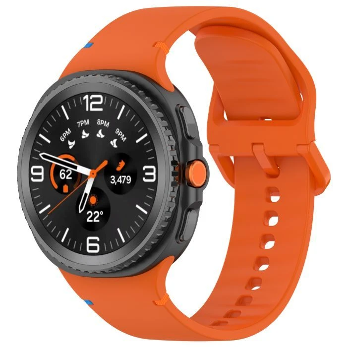 Ремінець для смарт-годинників Armorstandart Samsung Galaxy Watch 8 / 8 Classic (22x132 mm) Помаранчевий (ARM86875) (UA)