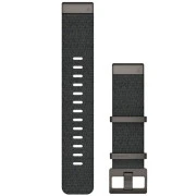 Ремінець для смарт-годинників Garmin MARQ, QuickFit 22m, Jacquard Weave Nylon Strap, Black (010-12738-21) (UA)