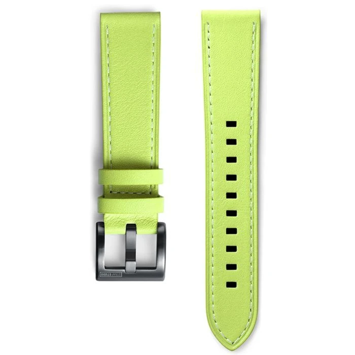 Ремешок для смарт-часов Samsung Gear Classic Leather Olive-Green (GP-R600BREEBAE) (UA)