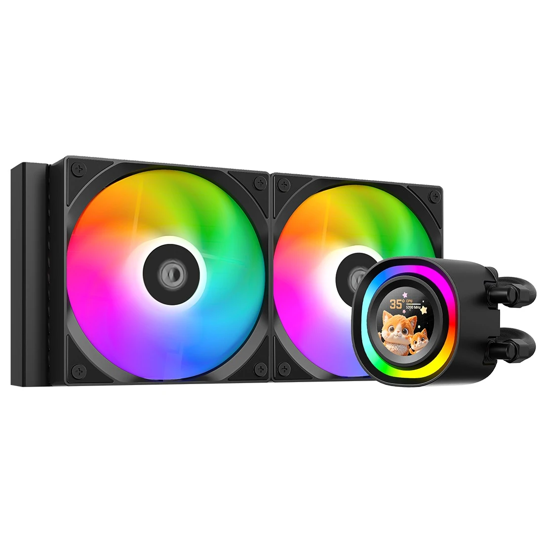 Система водяного охлаждения ID-Cooling FX240 LCD (UA)
