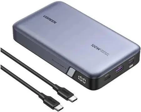 Мобільна батарея Ugreen 20000mAh 100W Two-way Fast Charging (PB720 25188) (UA)