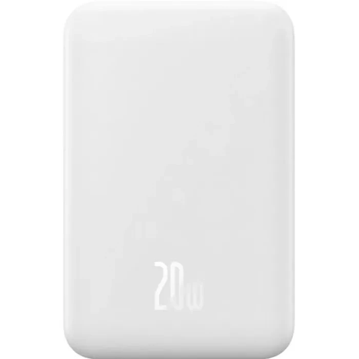 Мобільна батарея Baseus Magnetic Mini Wireless 20000mAh 20W, White (PPCX150002) (UA)