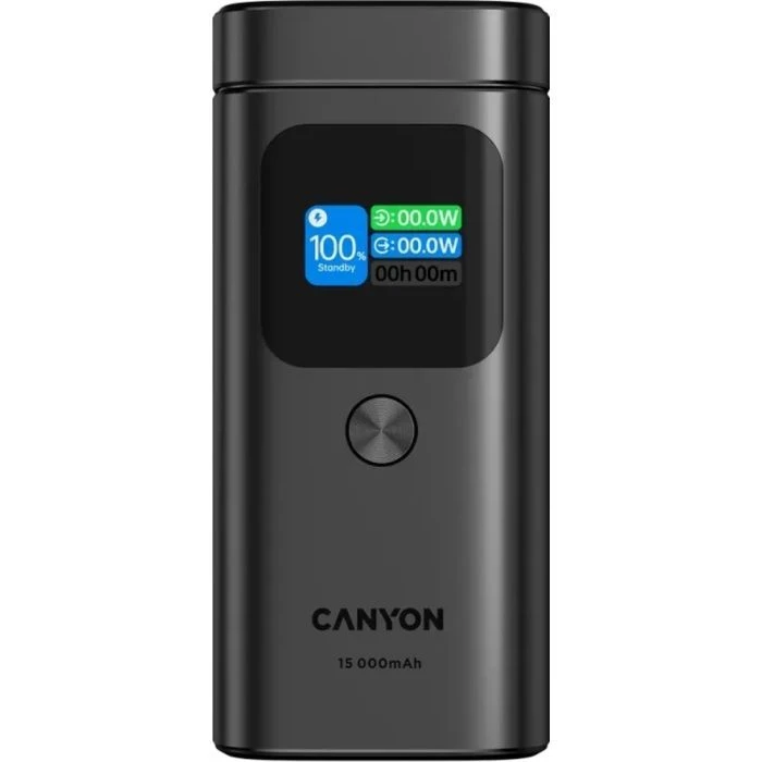 Мобильная батарея Canyon 15000mAh OnPower 150 Qi2 magnetic Grey (CNS-CPB150DG) (UA)