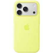 Чохол для мобільного телефону Apple Silicone iPhone 17 Pro Neon Yellow Model A3559 (MGFF4ZM/A) (UA)