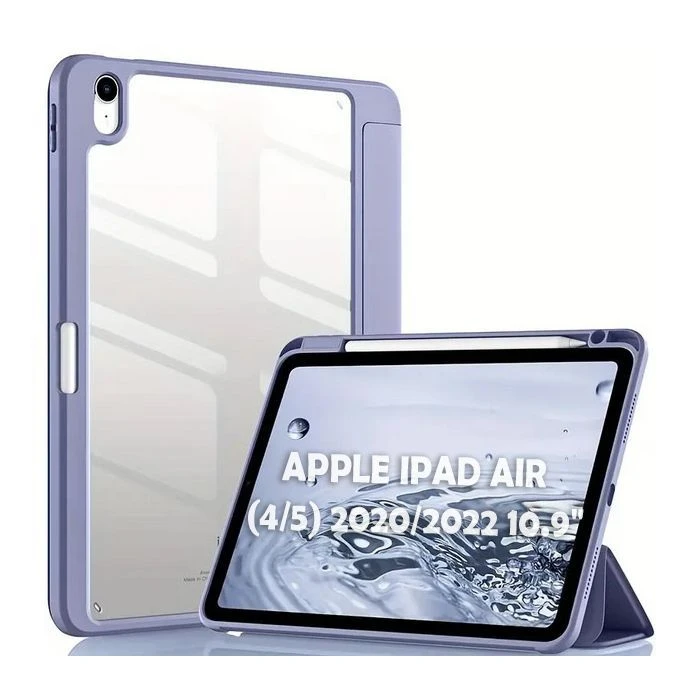 Чехол для планшета BeCover Soft Edge TPU Apple Pencil Apple iPad Air (4/5) 2020/2022 10.9 Purple (711701) (UA)