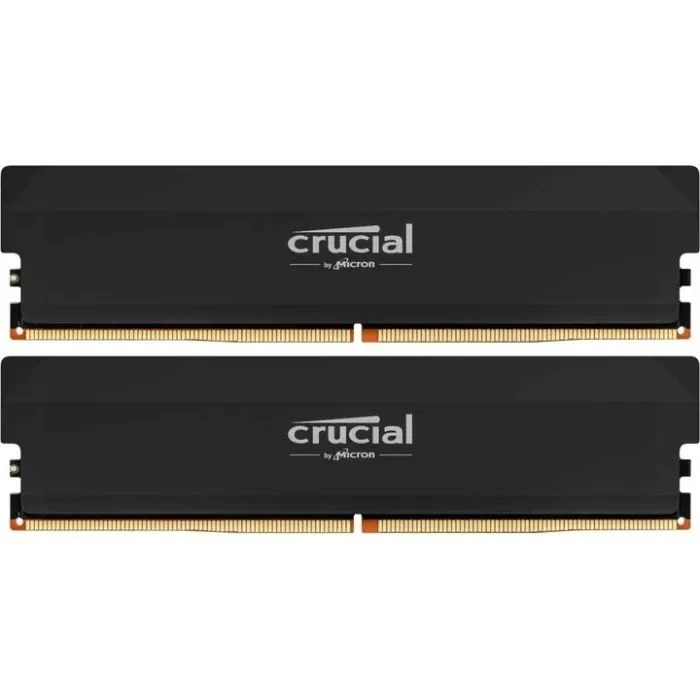 Оперативна пам'ять DDR5 64GB (2x32GB) 6400 MHz Pro Overclocking Black Micron (CP2K32G60C40U5B) (UA)