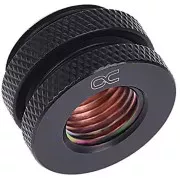 Фітинг для СЖО Alphacool HF bulkhead connector passthrough G1/4 - deep black (17069) (UA)