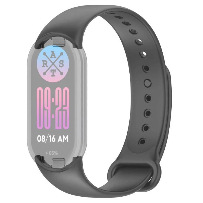 Ремешок для фитнес браслета Armorstandart для Xiaomi Smart Band 10/9/8 Platinum Grey (ARM86912) (UA)