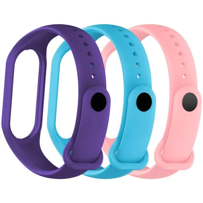 Ремешок для фитнес браслета Armorstandart комплект 3шт Xiaomi Mi Band 4/3 Crush (ARM87028) (UA)