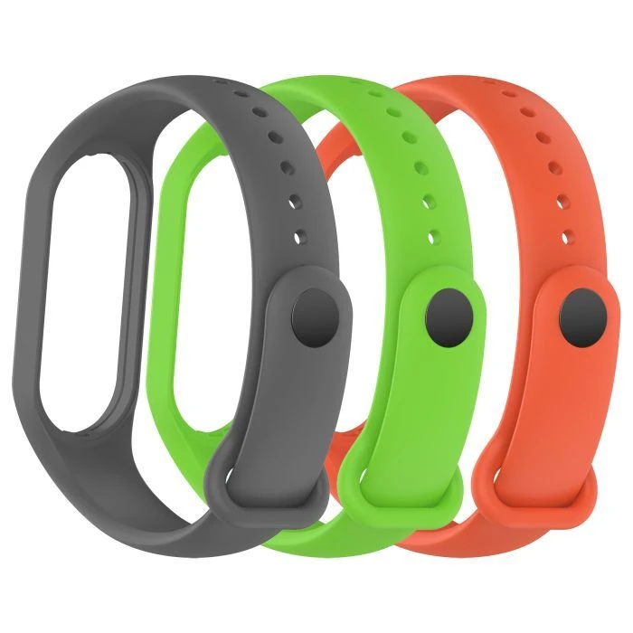 Ремінець для фітнес браслета Armorstandart комплект 3шт Xiaomi Mi Band 7/6/5 New Style Ditsy (ARM75070) (UA)