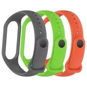 Ремешок для фитнес браслета Armorstandart комплект 3шт Xiaomi Mi Band 7/6/5 New Style Ditsy (ARM75070) (UA)