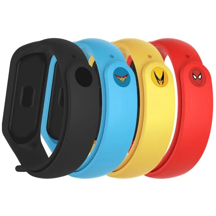 Ремінець для фітнес-браслета Armorstandart комплект 4шт Xiaomi Mi Band 4/3 Superhero Edition (ARM77062) (UA)