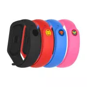 Ремінець для фітнес браслета Armorstandart комплект 4шт Xiaomi Mi Band 4/3 Superhero Edition 2 (ARM77063) (UA)