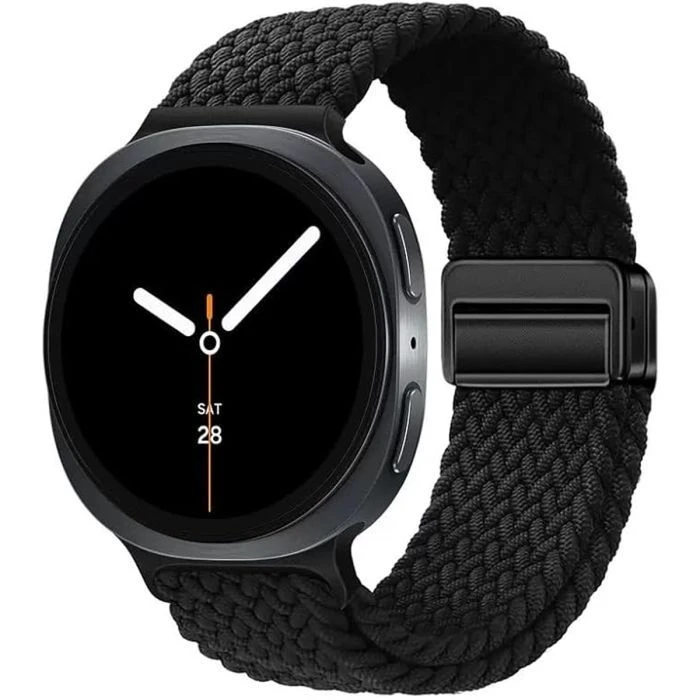 Ремешок для смарт-часов Armorstandart Braided Solo Loop для Samsung Watch 8 / 8 Classic (20x113 mm) Black (ARM87352) (UA)