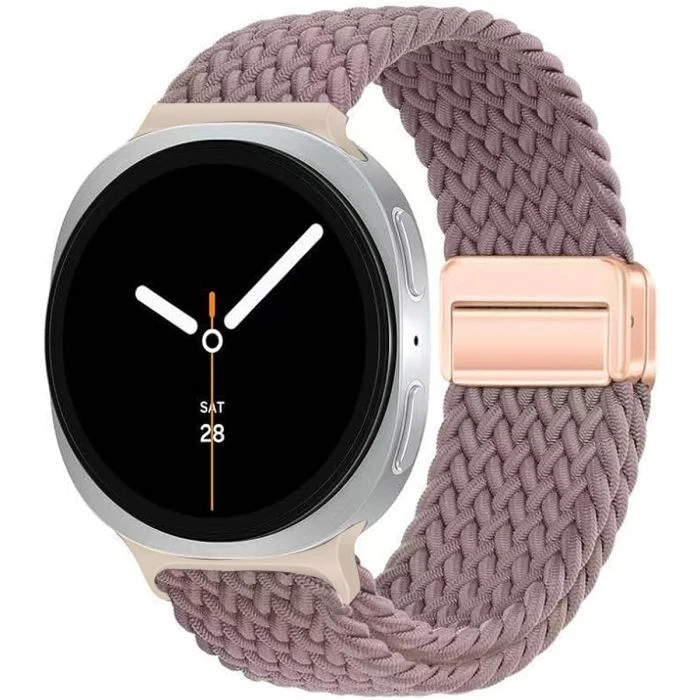 Ремінець для смарт-годинників Armorstandart Braided Solo Loop для Samsung Watch 8 / 8 Classic (20x113 мм) Dusty Rose (ARM87354) (UA)
