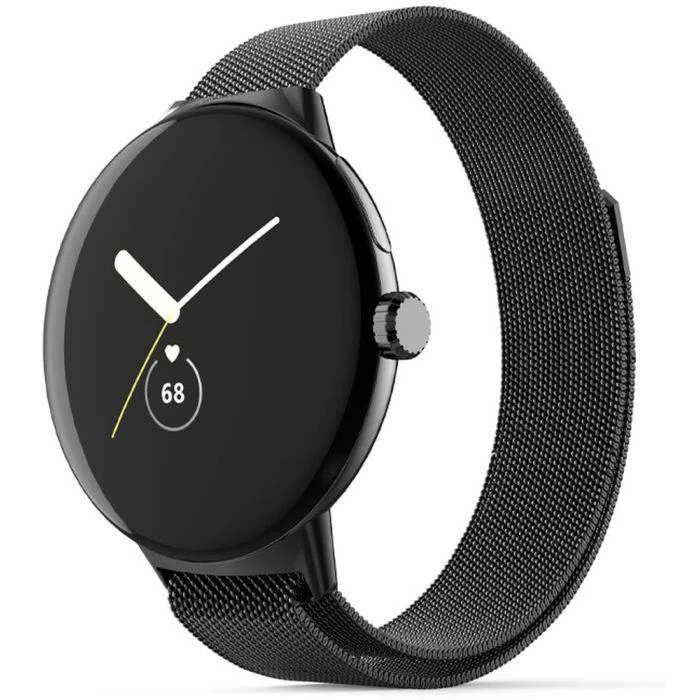 Ремінець для смарт-годинників Armorstandart Milanese Magnetic Band для Google Pixel Watch / Watch 2 / Watch 3 41 mm Black (ARM75445) (UA)