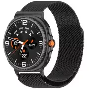 Ремінець для смарт-годинників Armorstandart Milanese Magnetic Samsung Watch 8 / 8 Classic (20x113 mm) Black (ARM87358) (UA)