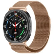 Ремінець для смарт-годинників Armorstandart Milanese Magnetic Samsung Watch 8 / 8 Classic (20x113 мм) Рожеве золото (ARM87360) (UA)