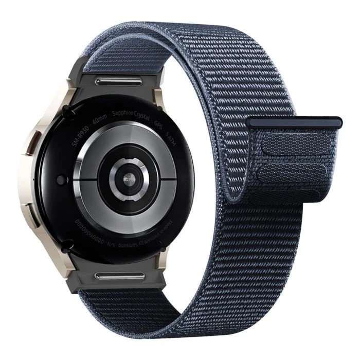 Ремешок для смарт-часов Armorstandart Nylon Band для Samsung Galaxy Watch 7 / FE / 6 / 6 Classic / 5 / 5 Pro / 4 / 4 Classic Storm Blu (ARM86848) (UA)
