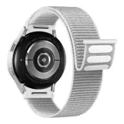 Ремінець для смарт-годинників Armorstandart Nylon Band для Samsung Galaxy Watch 7 / FE / 6 / 6 Classic / 5 / 5 Pro / 4 / 4 Classic White (ARM86852) (UA)