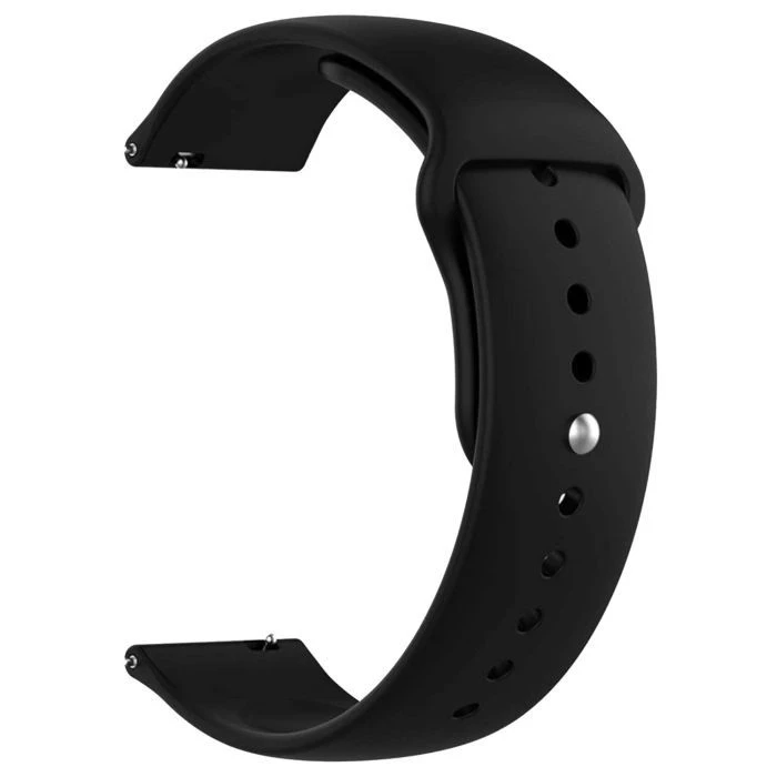 Ремінець для смарт-годинників Armorstandart Silicone Watch Strap 20mm Black (ARM60350) (UA)