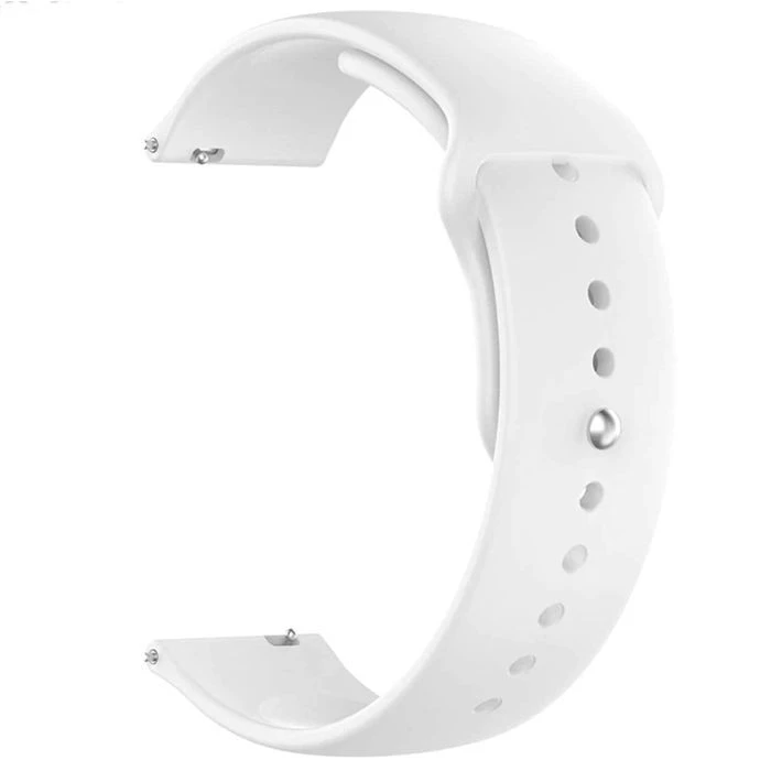 Ремінець для смарт-годинників Armorstandart Silicone Watch Strap 20mm White (ARM60518) (UA)