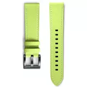 Ремінець для смарт-годинників Samsung Gear Classic Leather Olive-Green (GP-R600BREEBAE) (UA)