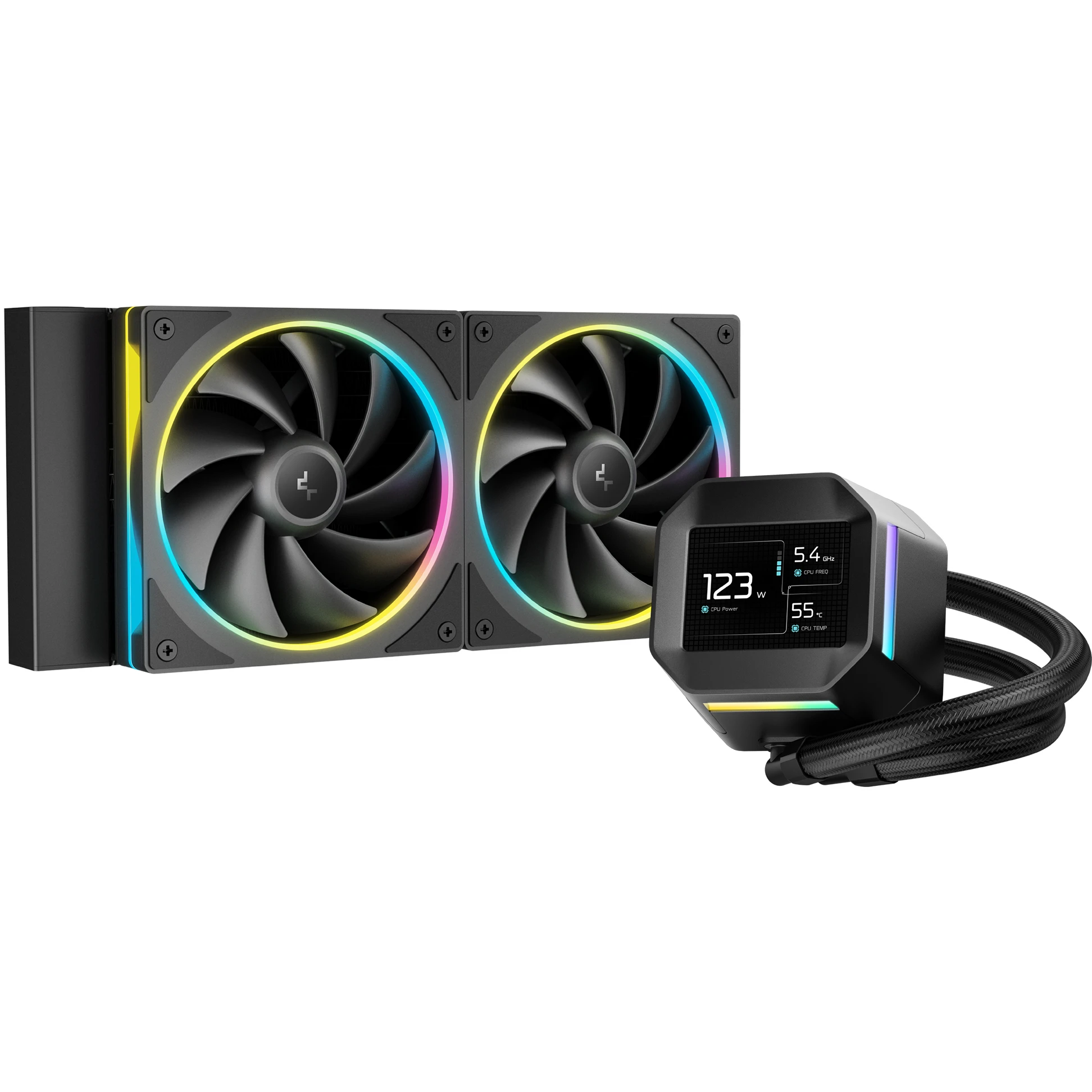 Система водяного охолодження DeepCool LM240 Black (R-LM240-BKDMMC-1) (UA)