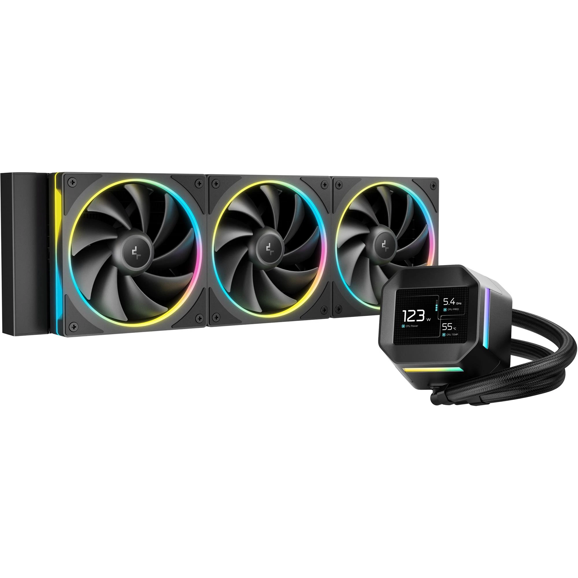Система водяного охолодження DeepCool LM360 Black (R-LM360-BKDMMC-1) (UA)