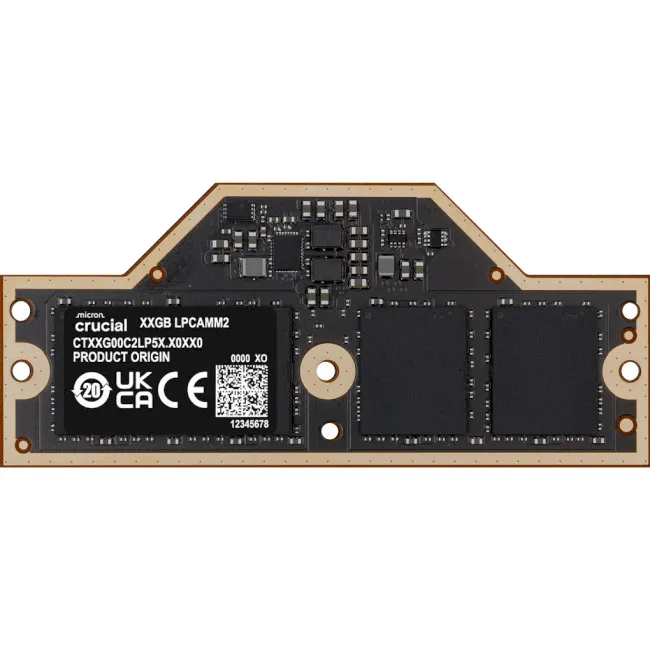Оперативна пам'ять LPCAMM2 LPDDR5X 32GB 7500 MHz Micron (CT32G75C2LP5X) (UA)