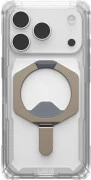 Чехол для смартфона URBAN ARMOR GEAR iPhone 17 Pro Max, Plasma XTE MagSafe, Clear/Titanium (114528114G36) (UA)