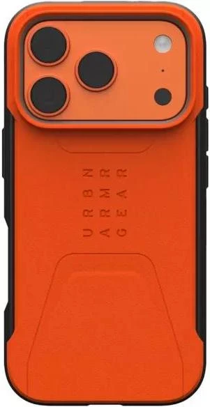 Чохол для смартфона URBAN ARMOR GEAR iPhone 17 Pro, Civilian MagSafe, Orange (114545119797) (UA)