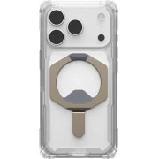 Чехол для смартфона URBAN ARMOR GEAR iPhone 17 Pro, Plasma XTE MagSafe, Clear/Titanium (114527114G36) (UA)
