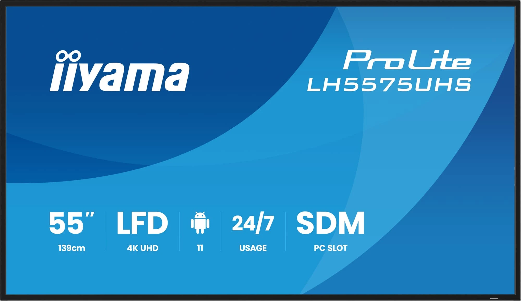 Презентаційний дисплеї Iiyama ProLite LH5575UHS-B2AG 54.6  (UA)