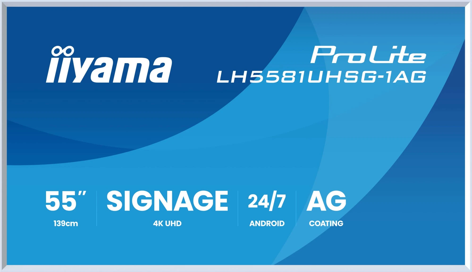Презентаційний дисплеї Iiyama ProLite LH5581UHSG-1AG 54.6  (UA)