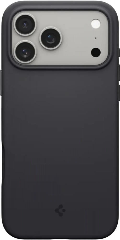 Чохол для смартфона Spigen iPhone 17 Pro Max Silicone Fit MagFit Black (ACS10270) (UA)