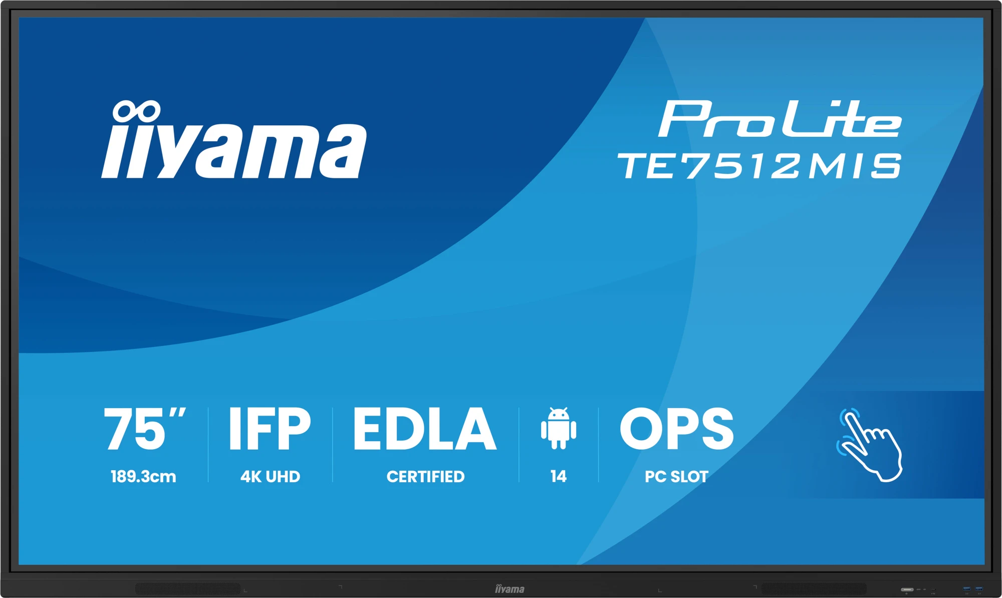 Презентаційний дисплеї Iiyama ProLite TE7512MIS-B4AG 75 