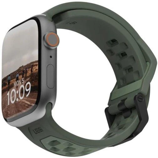 URBAN ARMOR GEAR Apple Watch Ultra 2/Ultra 49/45/44/42mm - Civilian Silicone Olive Drab (194002117272) (UA)