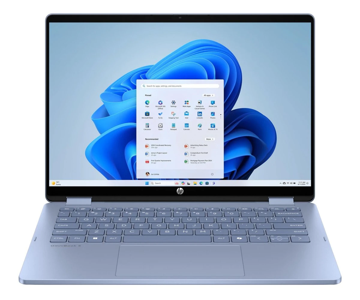 Ноутбук HP OmniBook 5 Flip x360 Core 5-120U/16GB/512/Win11 OLED (14-fp0022nw (CX5B8EA))